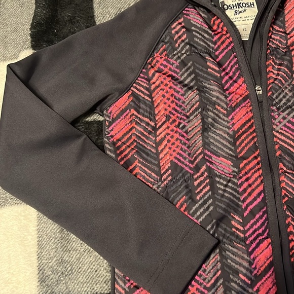 OshKosh B’gosh Hooded Light jacket / sweatshirt size 12 - Picture 2 of 16